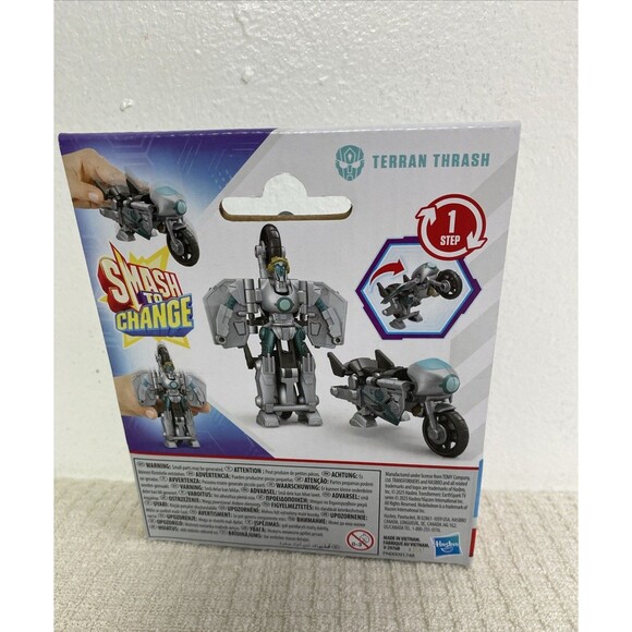 4 Transformers EarthSpark 1-Step Megatron Bumblebee Terran Optimus Figure 4" - Picture 7 of 10